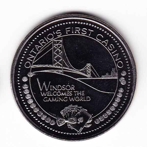 1994 Windsor Ontario Casino Commemorative $2 Coin (b256) - Picture 2 of 2